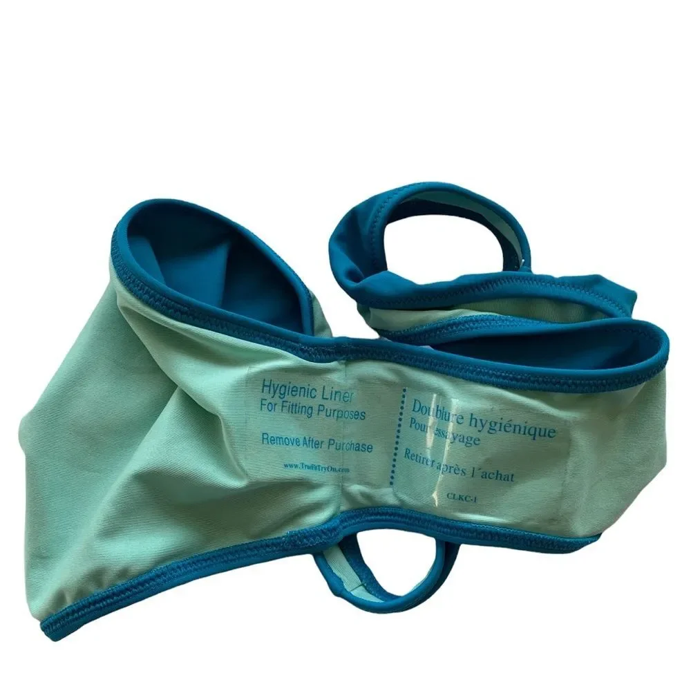 Blue Bikini Bottoms Size L
